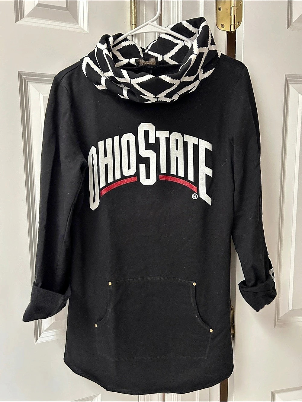 Gameday Couture Ohio State Black & White Large Like New Pullover
